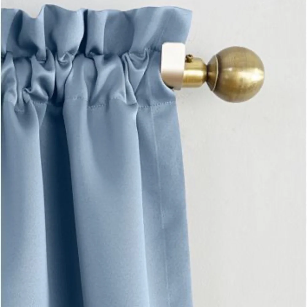 Blue Curtain Panels Room Darkening 54 x 84 Set of 4